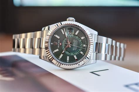 sky dweller green dial.